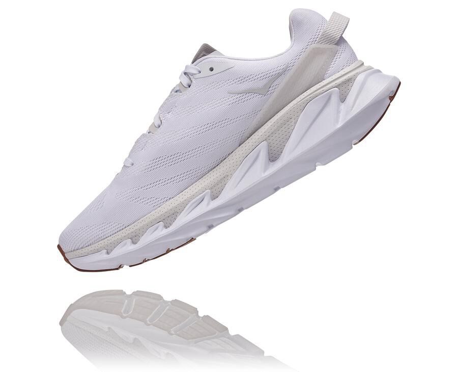 Hoka Australia One One Elevon 2 - Mens Running Shoes White - UQYVD-8073